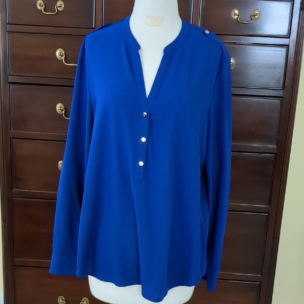 Nautica Royal Blue Women's Blouse